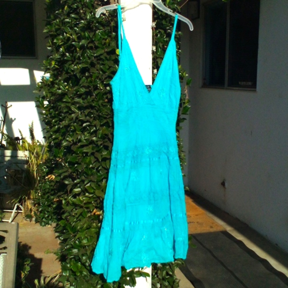 SB Fashion light blue dress